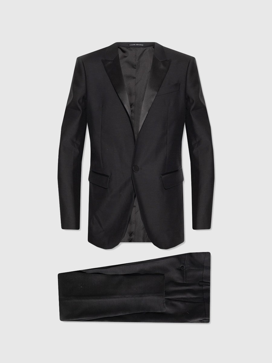 Black Wool Suit