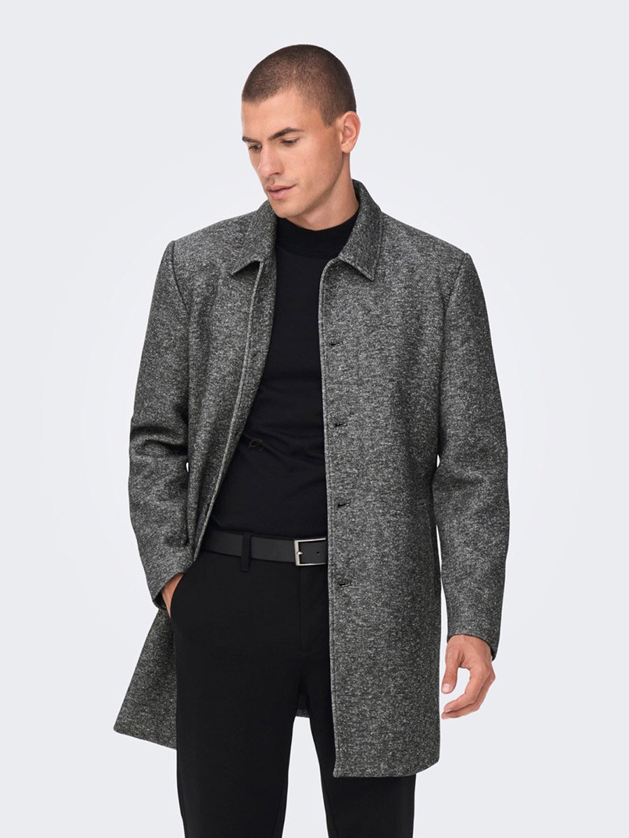 Grey Wool Coat
